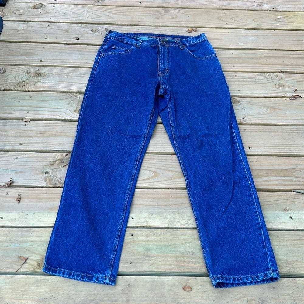 KEY Men’s Jeans Size W36 x L32 Dark Blue Like New Condition